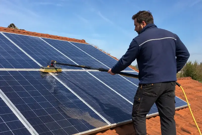 Nettoyage et entretien de panneaux solaires à Coslédaà-Lube-Boast